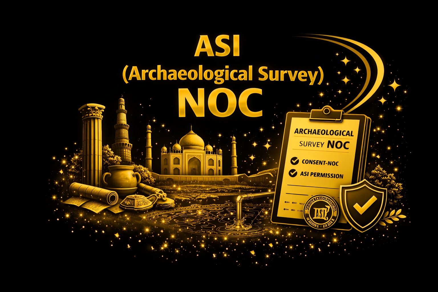 ASI Archaeological Survey NOC