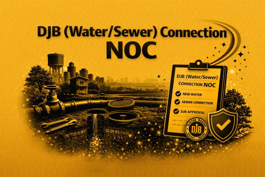 DJB Water Sewer Connection NOC