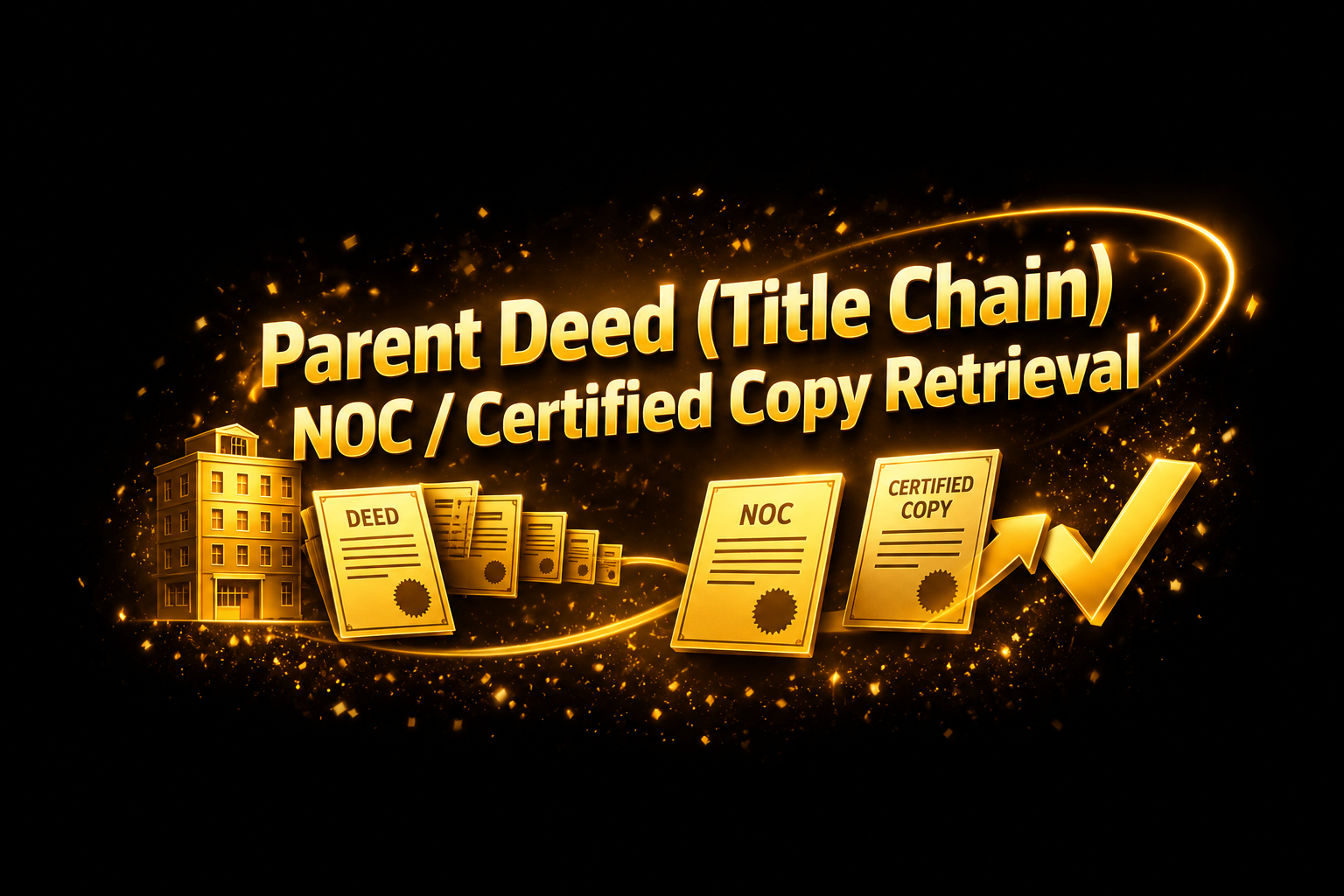 Parent Deed Title Chain NOC Certified Copy Retrieval